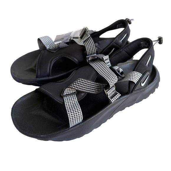 Nike Oneonta DJ6604-001 Men's Sz: 12 Black Pure Platinum Wolf Gray Slide Sandals - Picture 3 of 11